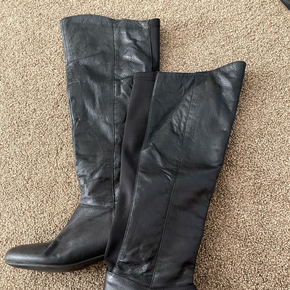 Tall black boots